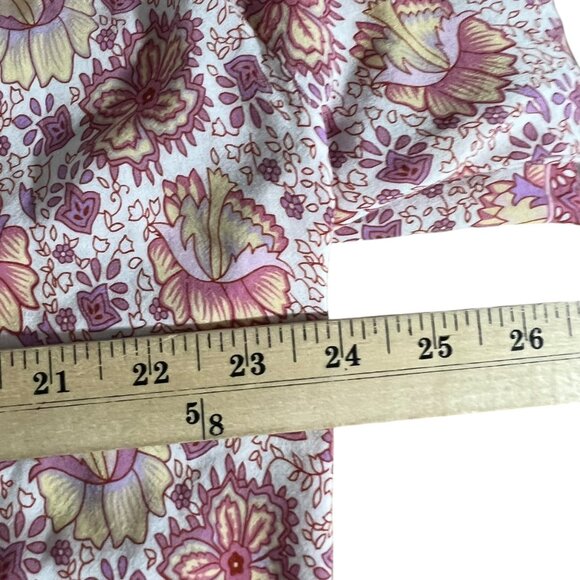 Adrienne Vittadini Feminine Floral Cottage Boho Puff Sleeve Peasant Blouse 2X - Picture 8 of 10